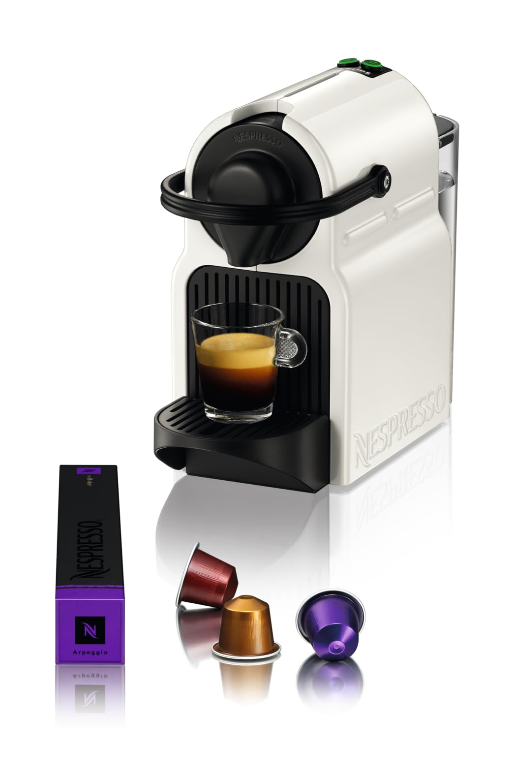 Machine à Café Inissia Compatible Nespresso® - Blanche, 19 Bars