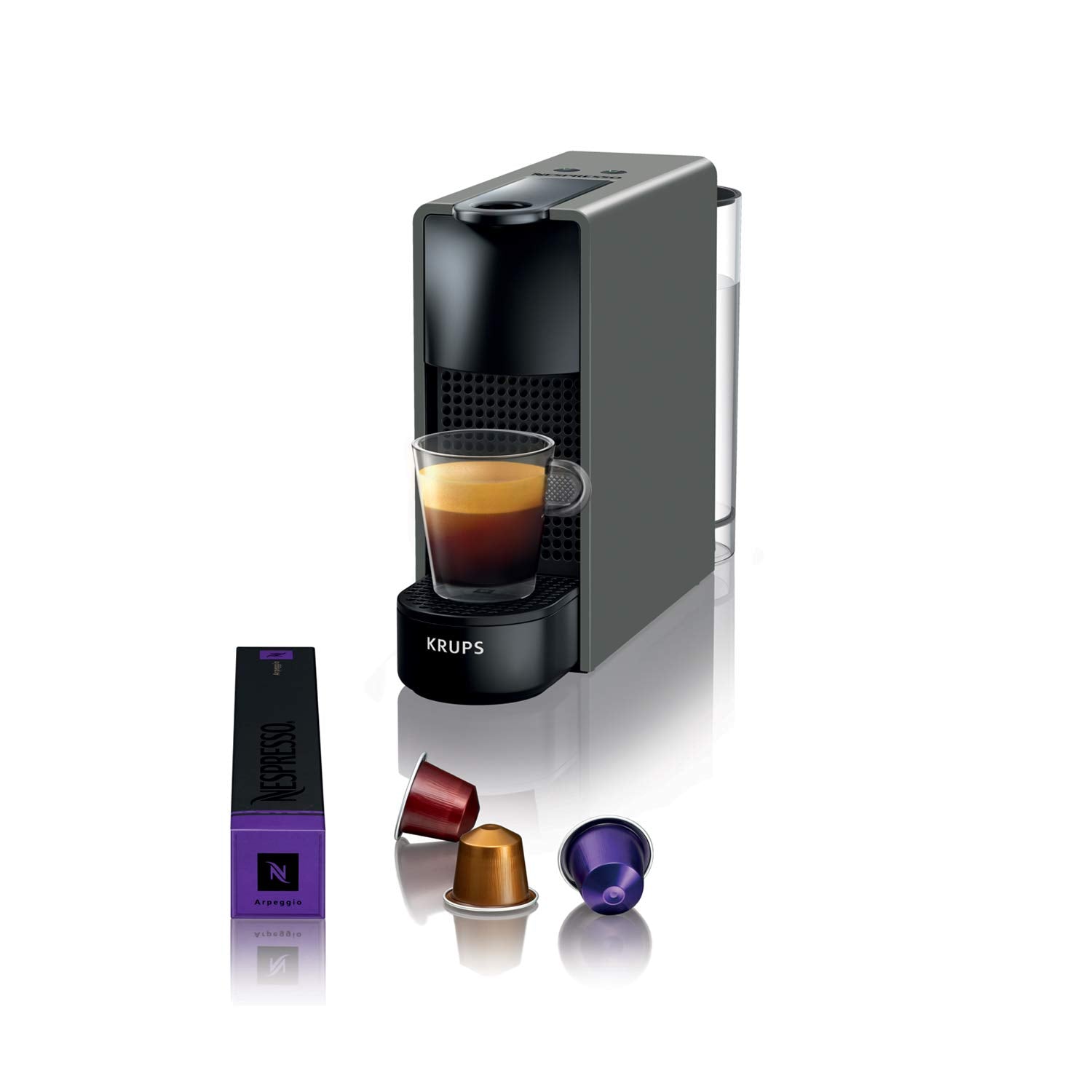 Machine à Café Essenza Mini Compatible Nespresso® - Gris Intense