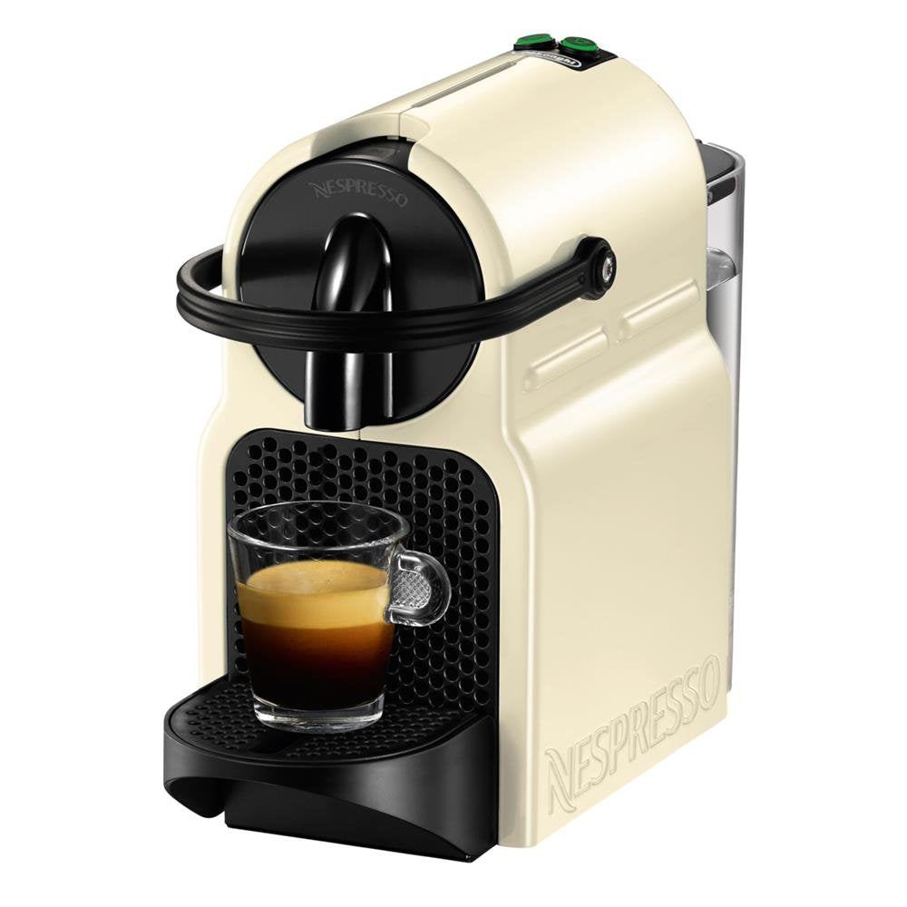Machine à Café Inissia Compatible Nespresso® - Blanc Crème, 19 Bars